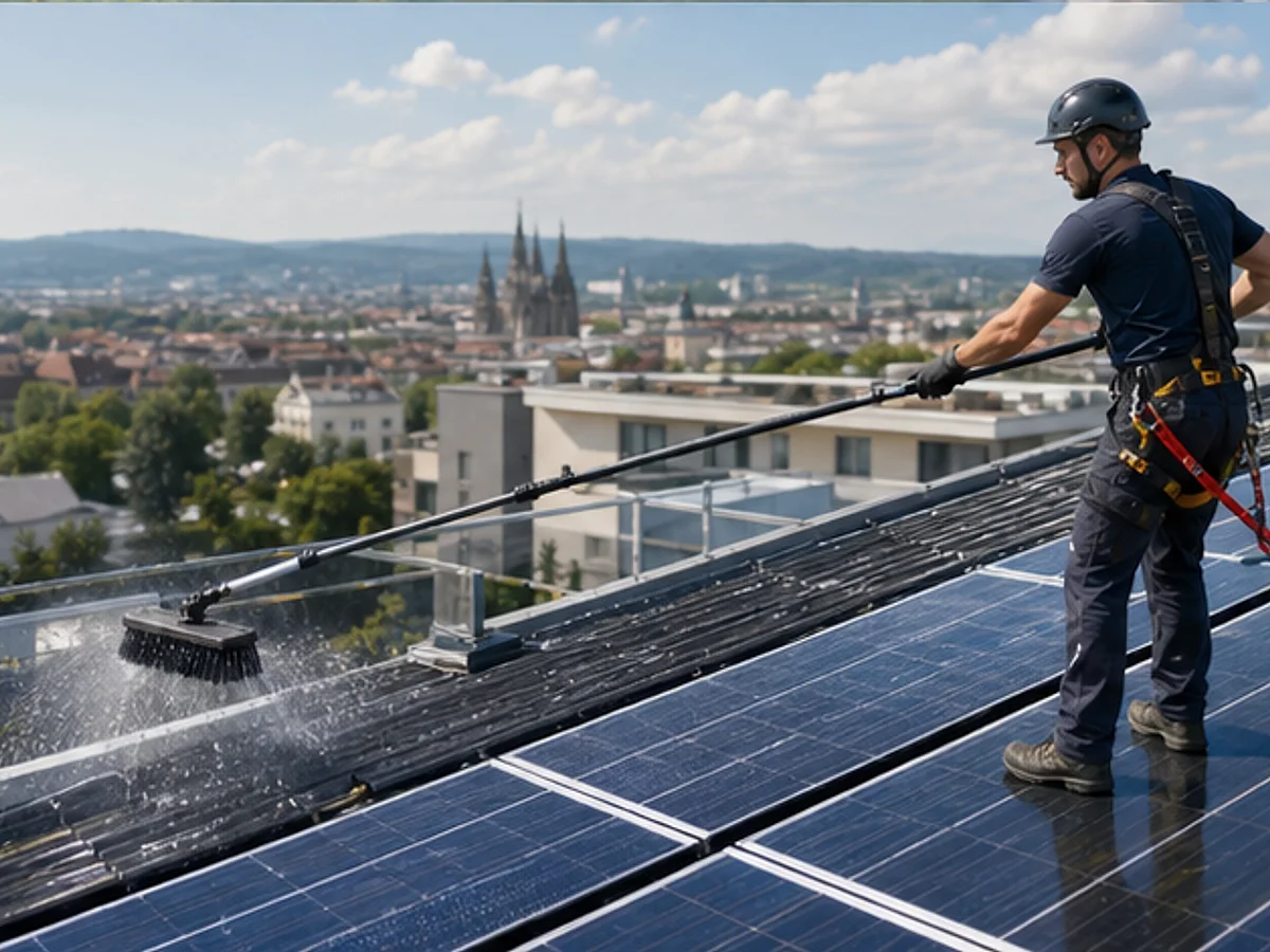 PV Reinigung: Verschmutzung, Zugang, Modultyp und Sicherheitslage vor der Reinigung klären